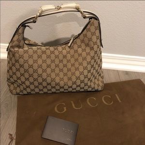 Authentic Gucci Leather Handbag